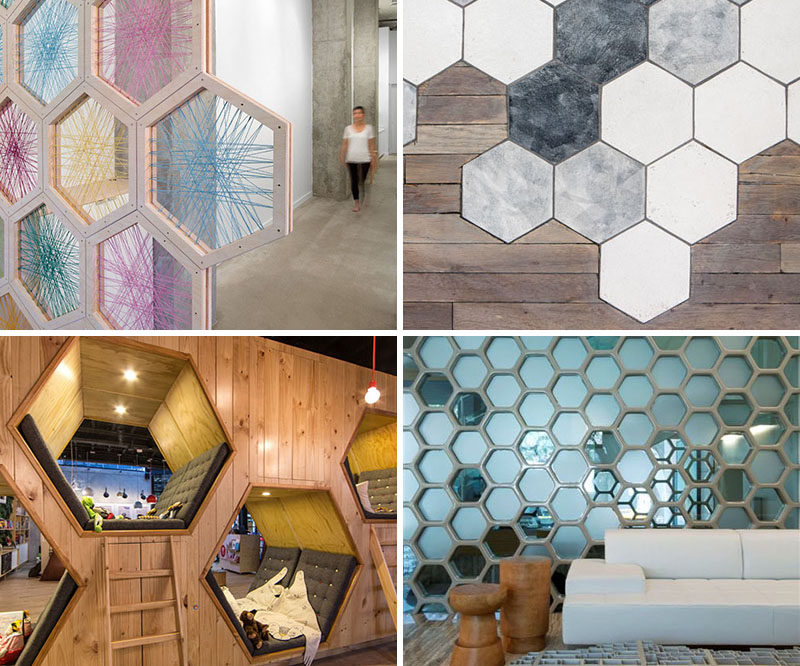 19 Ideas For Using Hexagons In Interior Design And Architecture