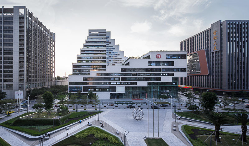 This Building Is Covered In Fully Landscaped Rooftop Terraces