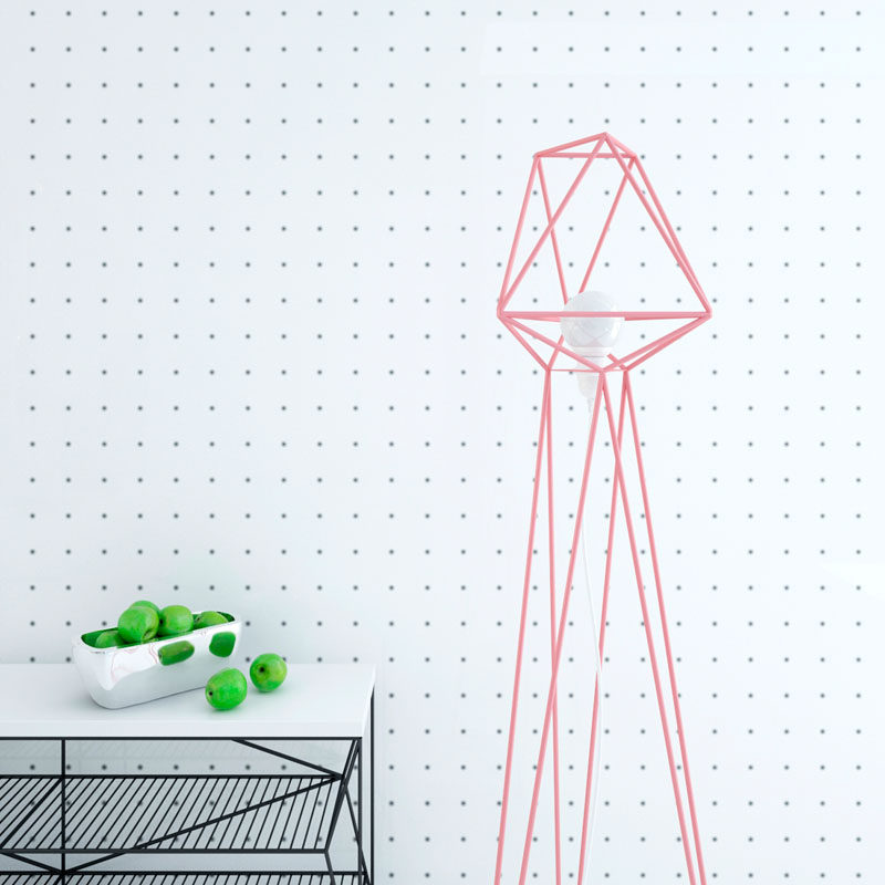 These Floor Lamps Are Perfect For Fans Of Geometric Shapes.