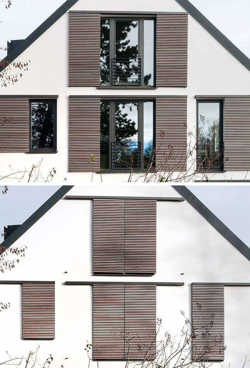 Here's an example of modern window shutters.