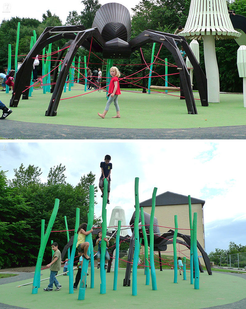 15 Amazing, Unique And Creative Playgrounds // A Huge Spider