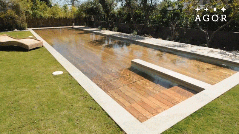 This company turns your pool into a deck, increasing your outdoor space.