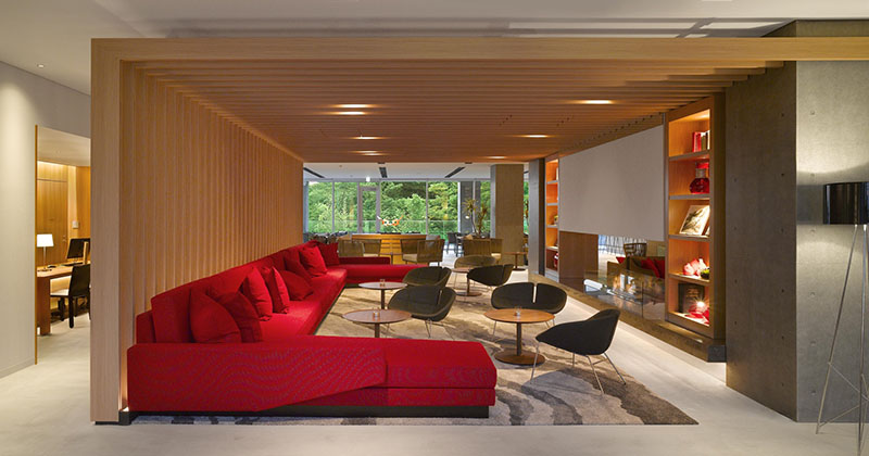 Wooden Ribs Were Used To Divide This Space Without Building Solid Walls