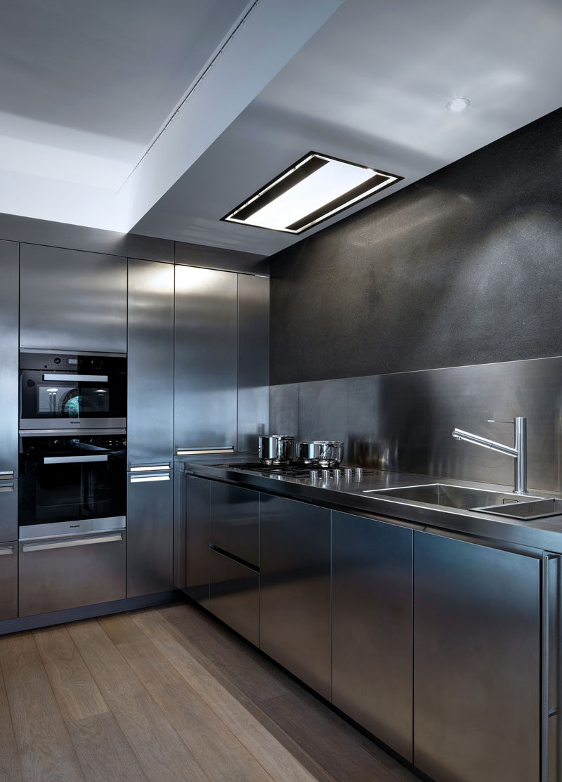 Everything About This Kitchen Is Stainless Steel