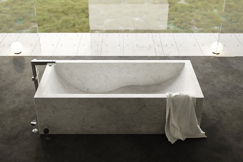 8 Stunning Examples Of Bathtubs Made From Solid Stone