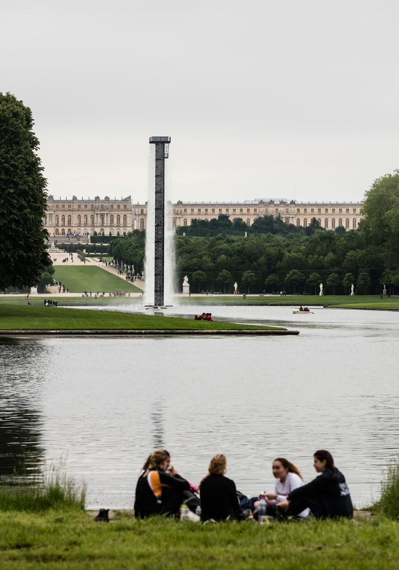 Olafur Eliasson Has Created A Giant Waterfall At The Palace Of Versailles In France