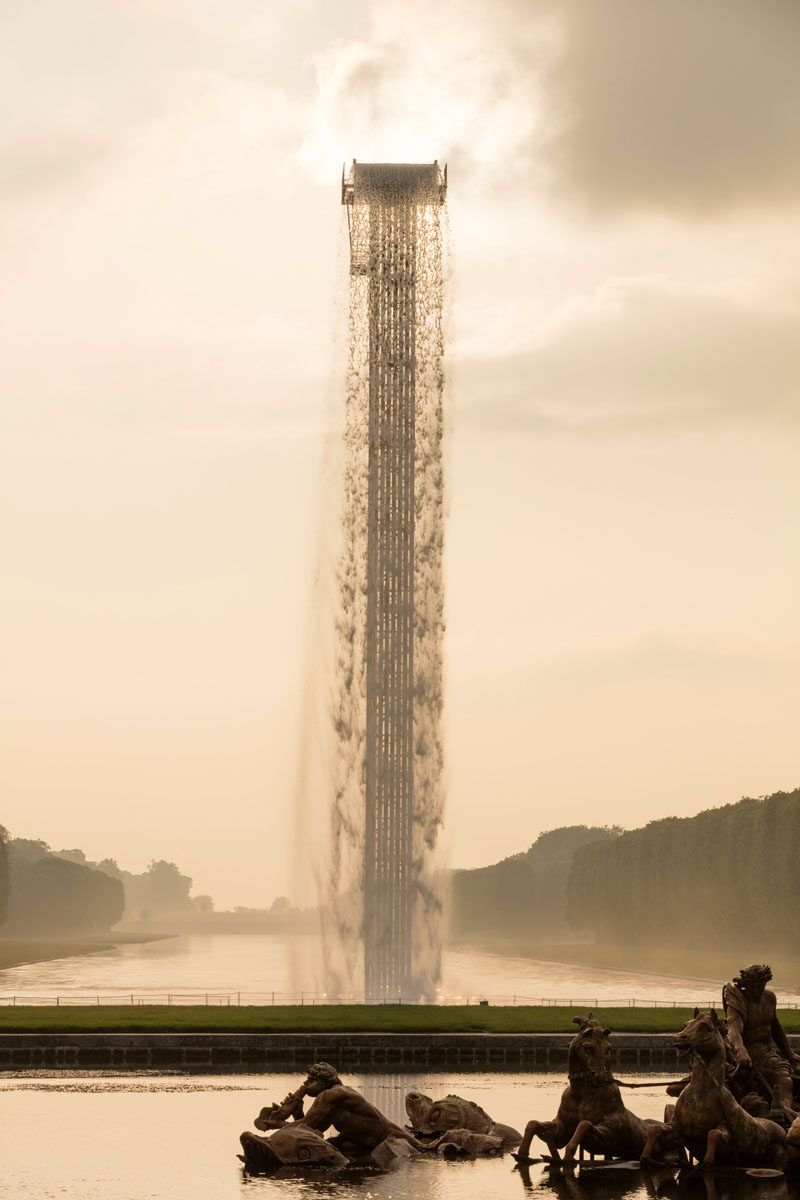 Olafur Eliasson Has Created A Giant Waterfall At The Palace Of Versailles In France
