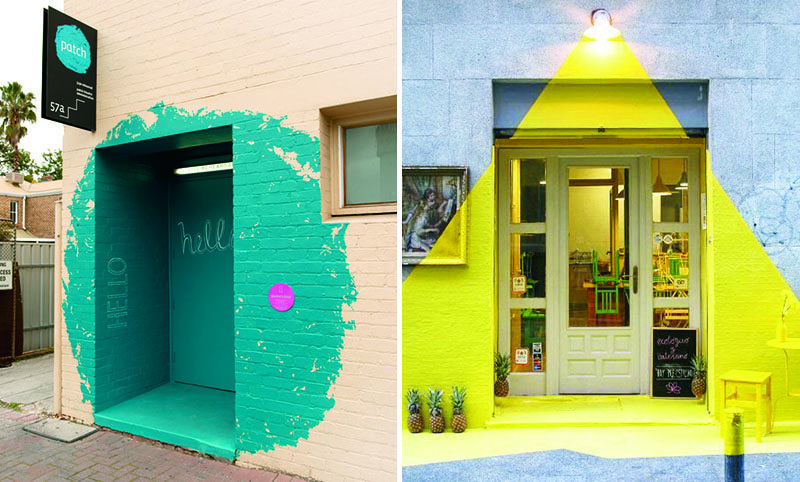 Use Bright Colors To Highlight An Entrance And Make A Statement