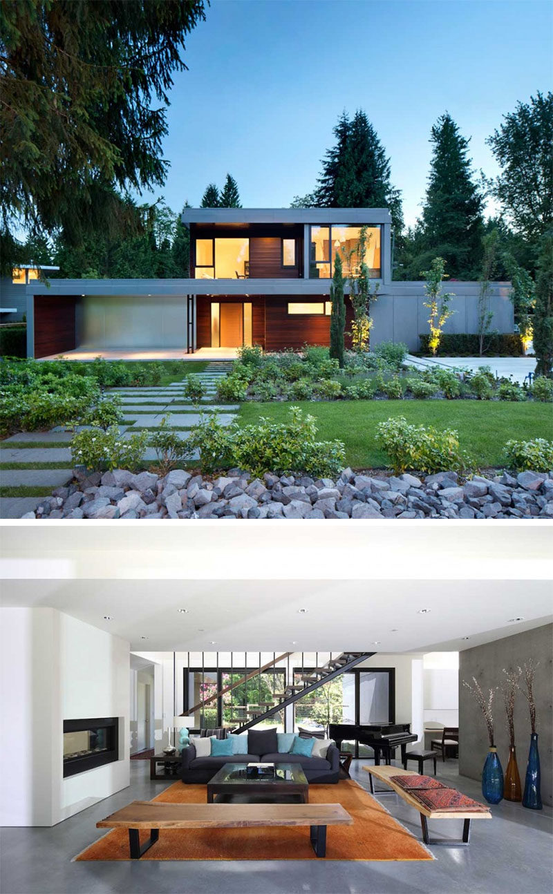 Celebrate Canada Day By Looking At These 10 Incredible Houses In Canada // The St. James Residence in West Vancouver, British Columbia, designed Randy Bens.