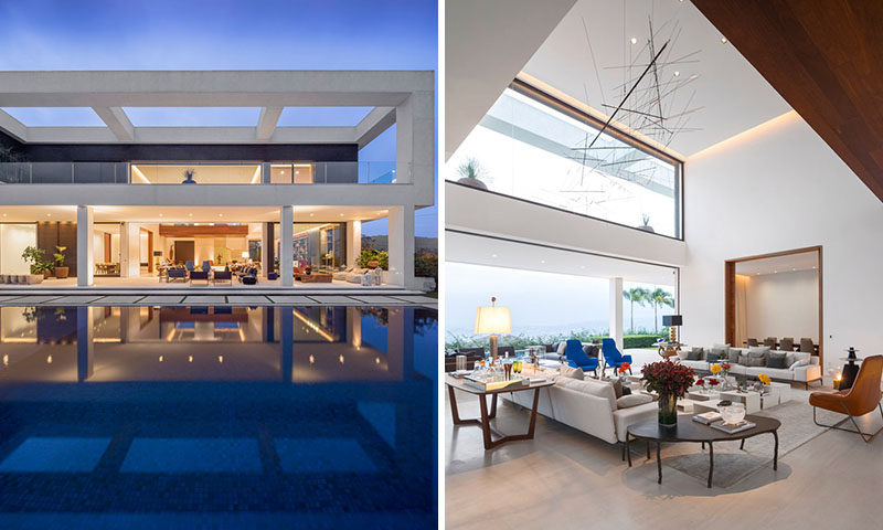 This contemporary home with various indoor and outdoor living areas, mixes architecture, art and design to create a laid-back yet sophisticated ambience.