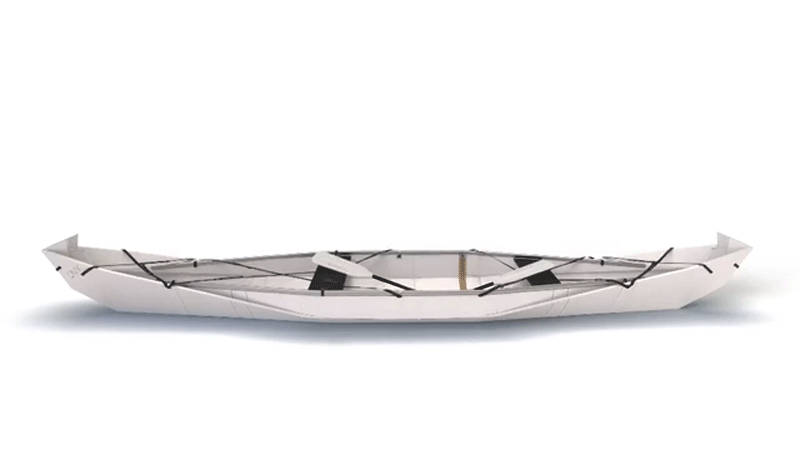 This Canoe For Two FOLDS Away Into A Box