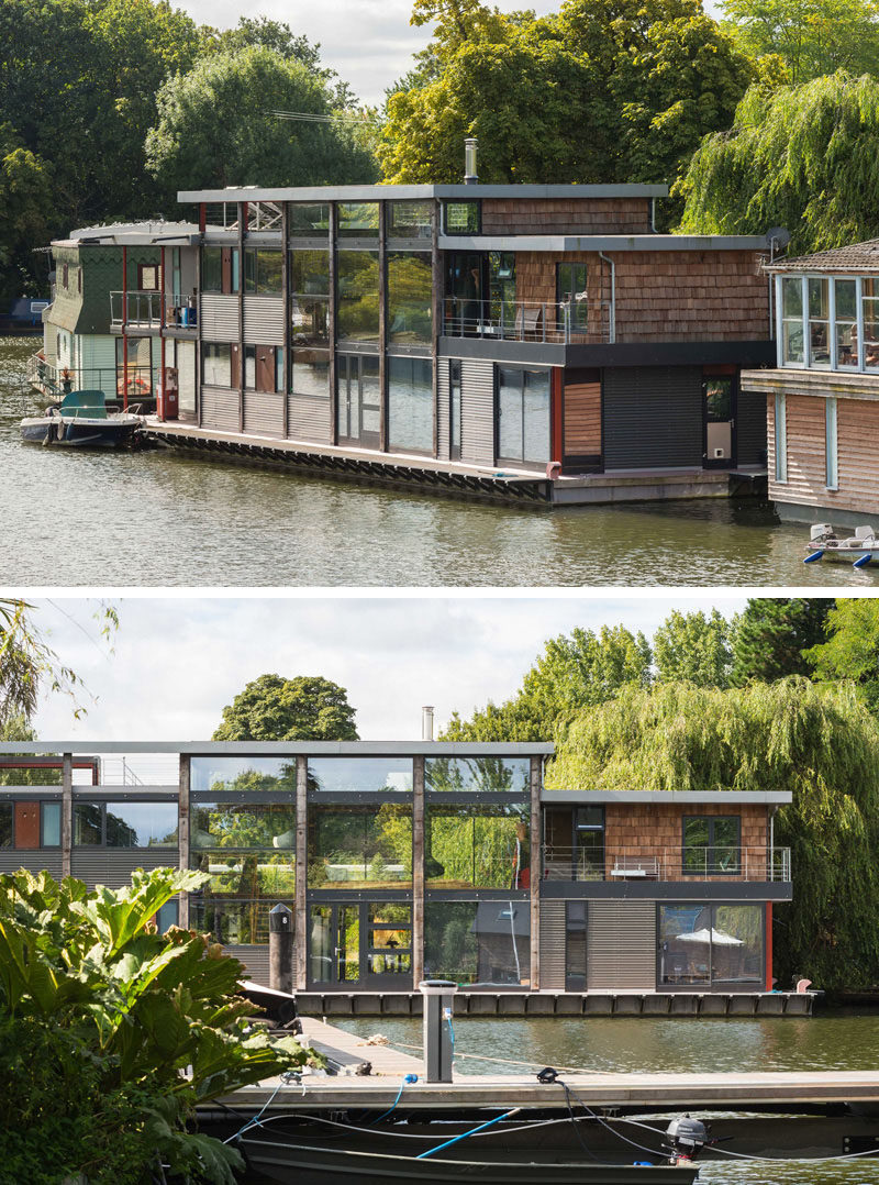 11 Awesome Examples Of Modern Houseboats