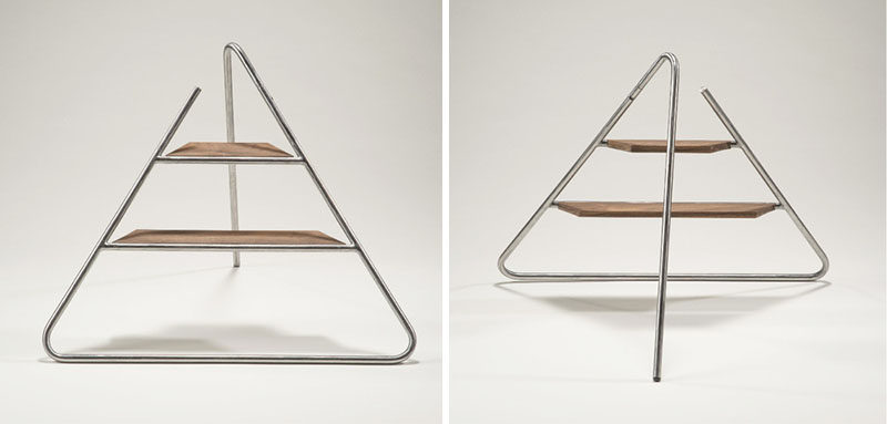 This Stylish Step Ladder Can Do Double Duty As Wall Art