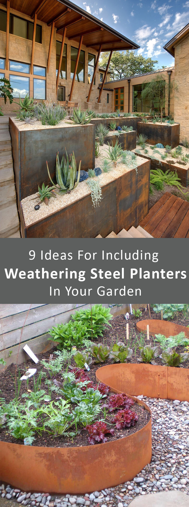 9 Ideas For Including Weathering Steel Planters In Your Garden