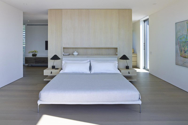 Headboard Design Idea - Include A Built-In Shelf