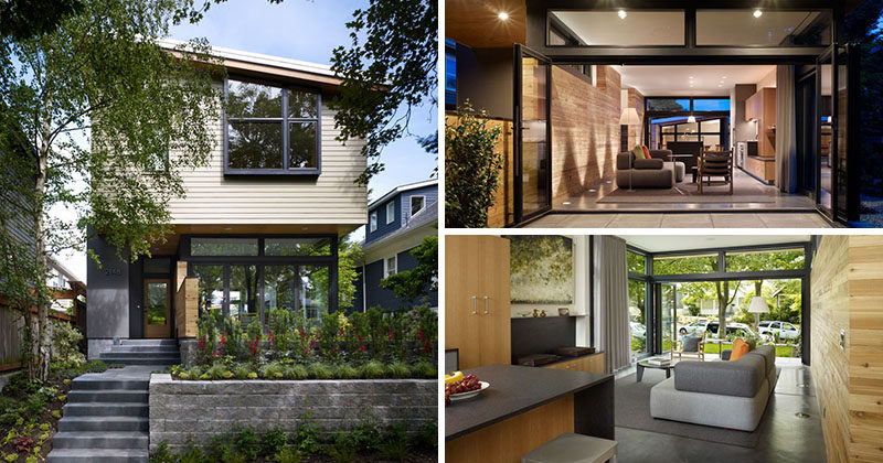 Principal architect Rik Adams, together with project team Rick Mohler and Rick Ghillino, designed this contemporary home located in Seattle's Queen Anne neighborhood, for a family that needed more space.