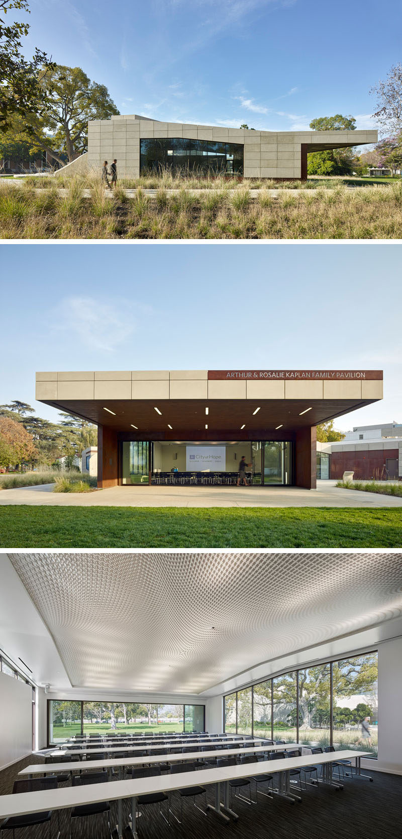 Belzberg Architects Have Designed A Serene Outdoor Sanctuary With Sculptural Concrete Seating