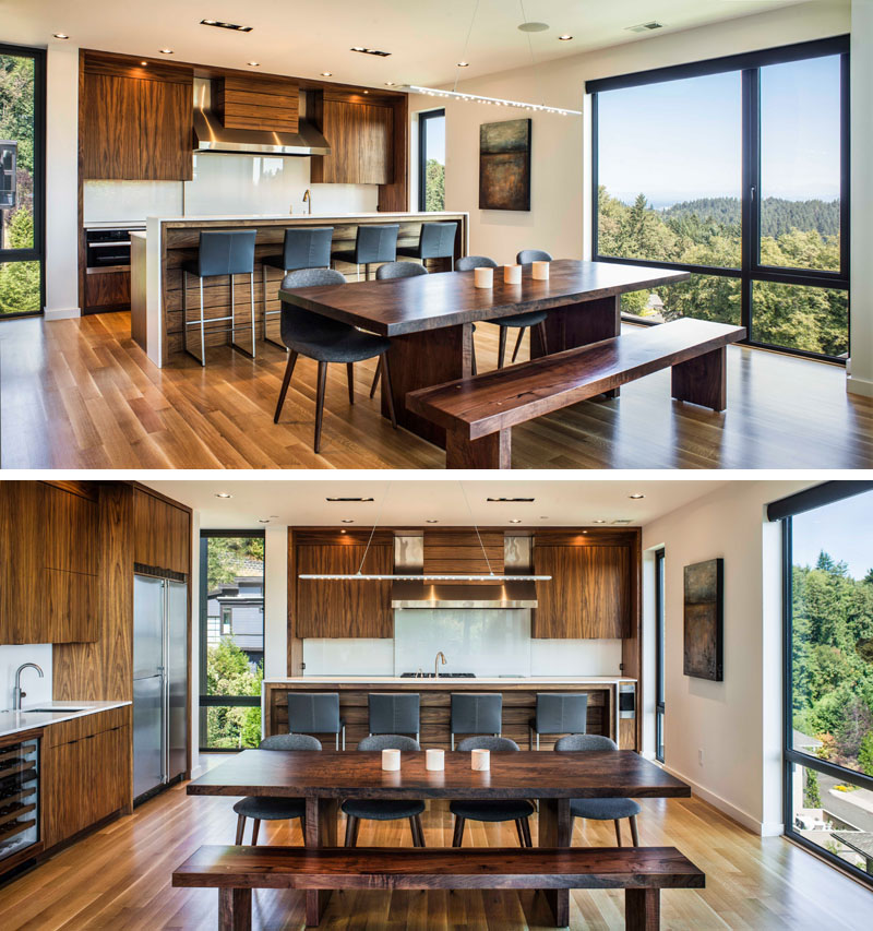 This new house was designed for life on a steep hillside property in