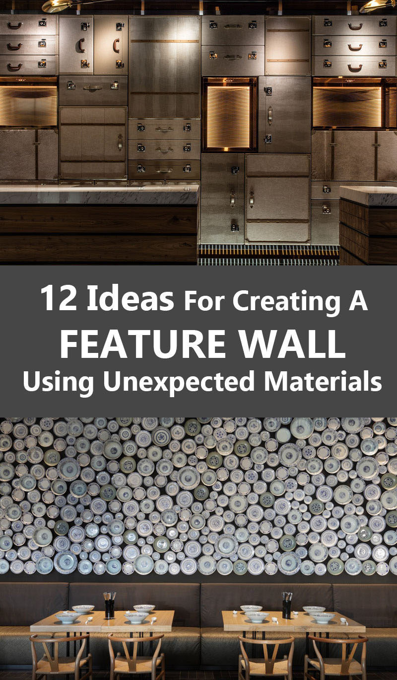 12 Ideas For Creating An Accent Wall Using Unexpected Materials