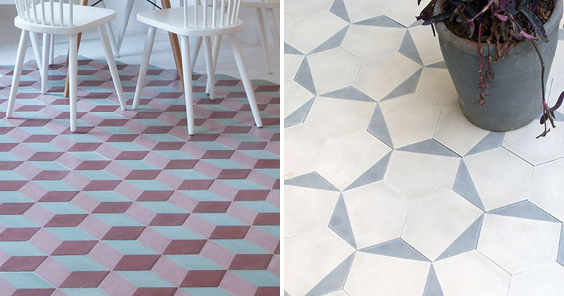 Tile Flooring With Geometric Patterns, Fun Floor Tile Patterns