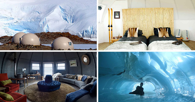 GLAMPING IN ANTARCTICA // White Desert is a tour company whose mission is to give people an opportunity to see and experience the "real Antarctica", by staying in one of 6 sleeping pods. 