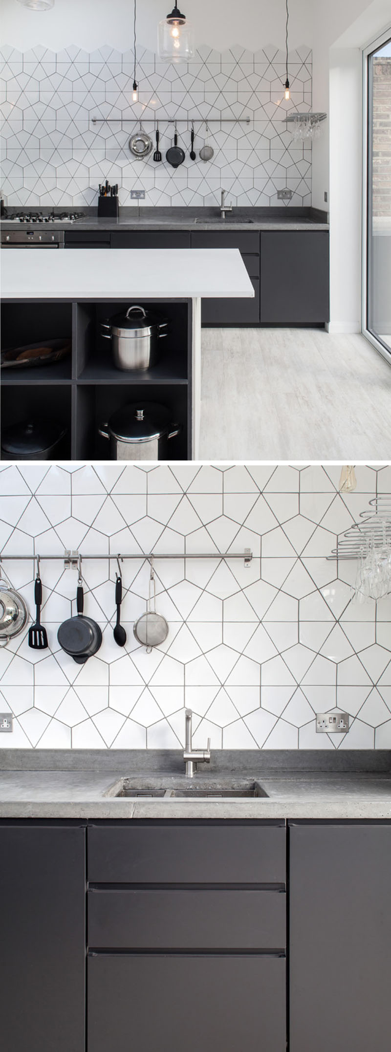 9 Inspirational Kitchens With Geometric Tiles