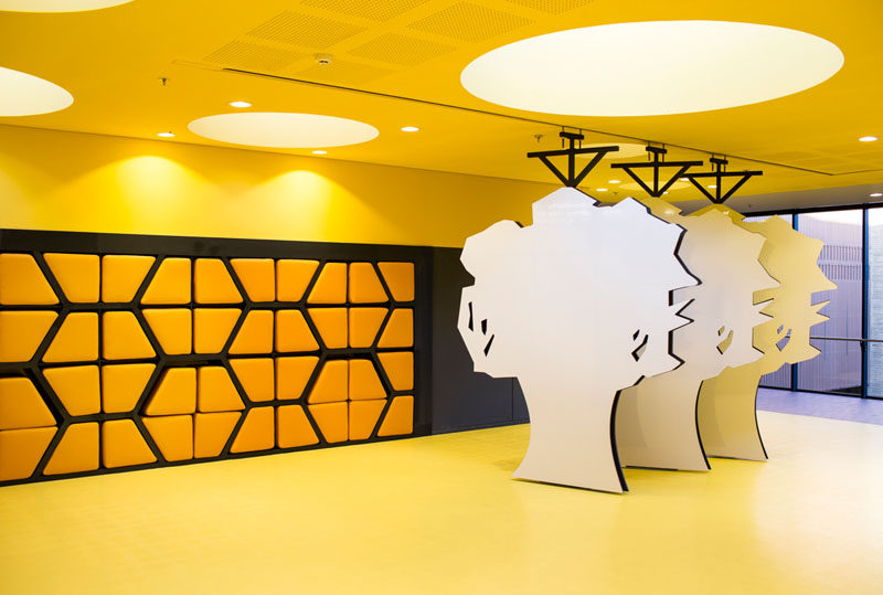 Brightly Colours Walls In This School Are Filled With Cushioned Seats And Reading Nooks