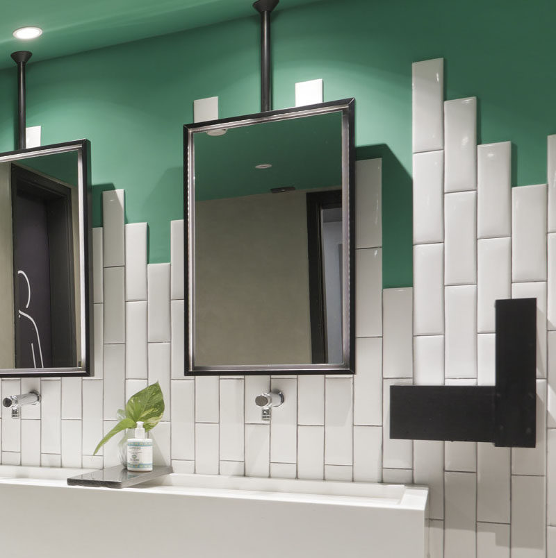 BATHROOM TILE DESIGN IDEA - Stagger Your Tiles Instead Of Ending In A Straight Line