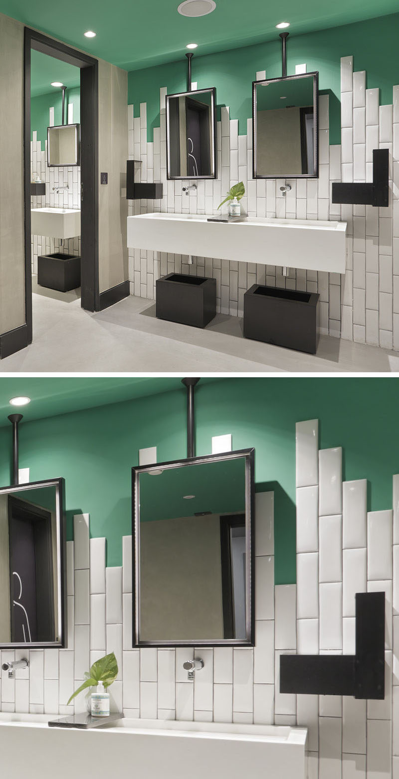 BATHROOM TILE DESIGN IDEA - Stagger Your Tiles Instead Of Ending In A Straight Line