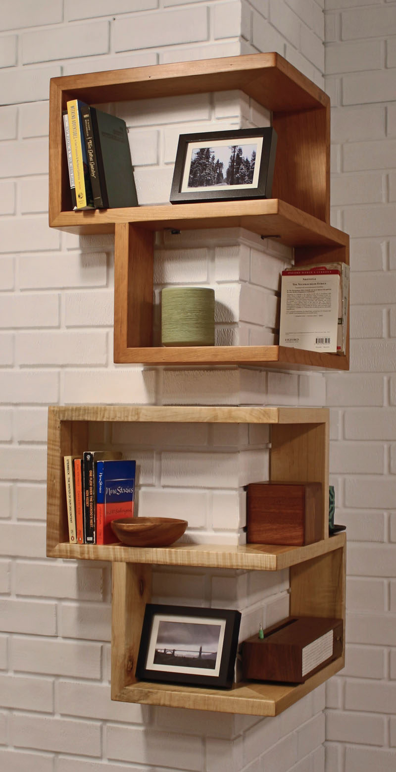 Shelving Design Idea Shelves That Wrap Around Corners