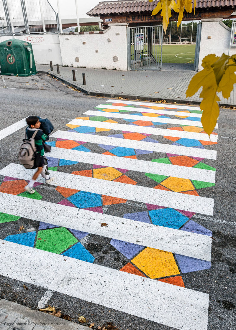 Colorful And Artistic Crosswalks Are Showing Up On The Streets Of Madrid