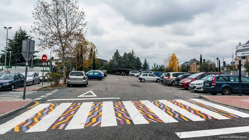 Colorful And Artistic Crosswalks Are Showing Up On The Streets Of Madrid