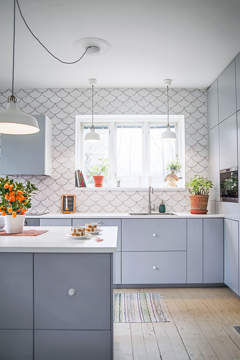 Wall Tile Idea - 5 Reasons Why You Should Get Creative With Fish Scale Tiles