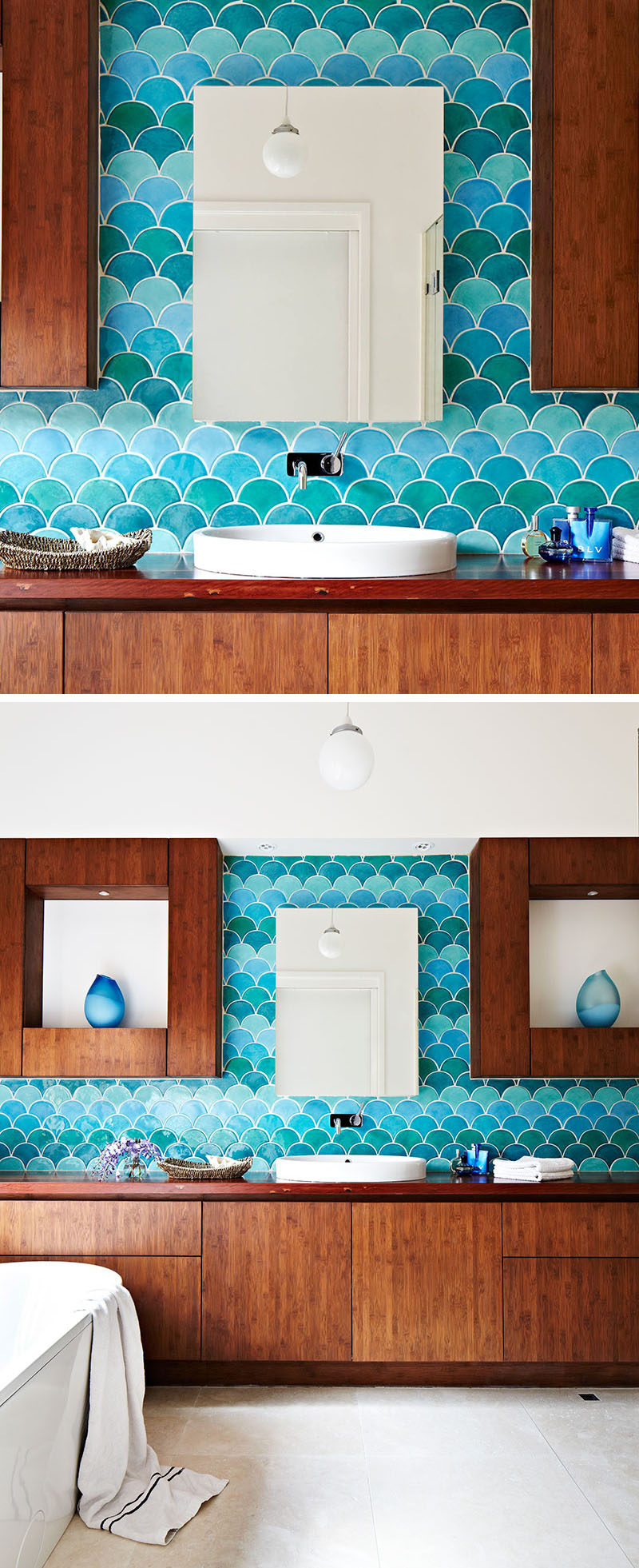 Wall Tile Idea - 5 Reasons Why You Should Get Creative With Fish Scale Tiles