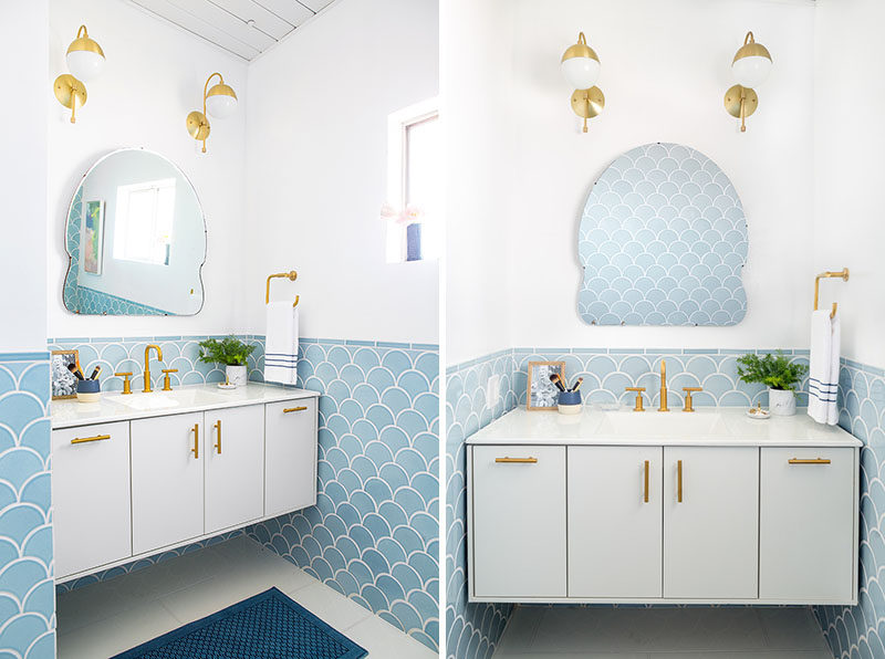 Wall Tile Idea - 5 Reasons Why You Should Get Creative With Fish Scale Tiles