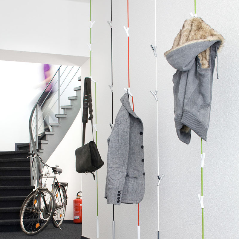 Interior Design Idea Coat Racks That Hang From The Ceiling