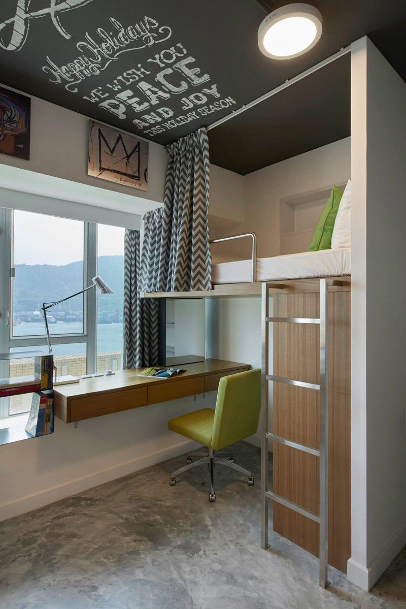 This shared apartment was created specifically for students in Hong Kong.