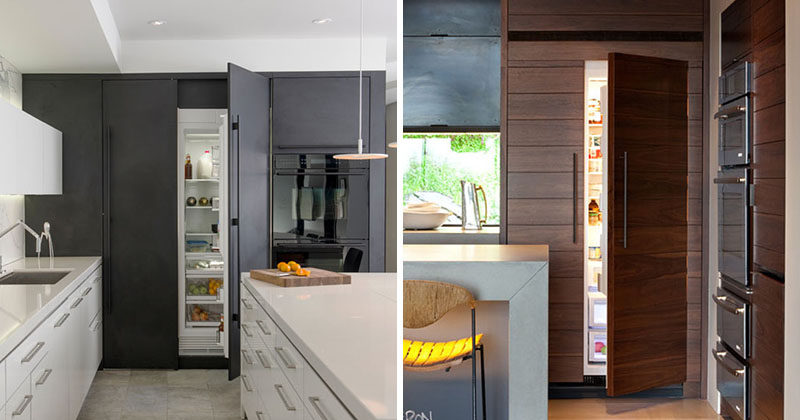 Kitchen Design Idea 10 Inspirational, Kitchen Fridge Cabinet Ideas