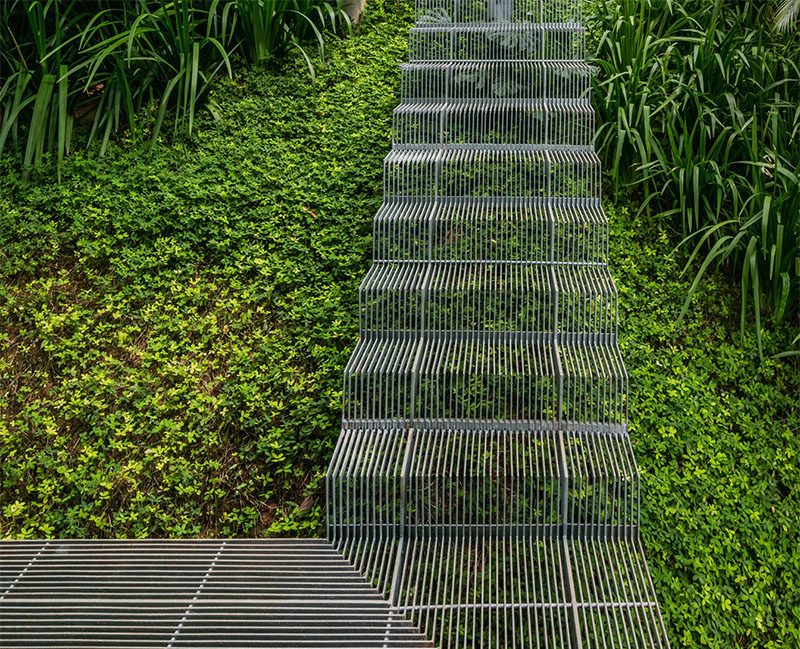 Landscape Design Idea - install low impact stairs for when you don't want to disturb the environment and ecosystems of the area.