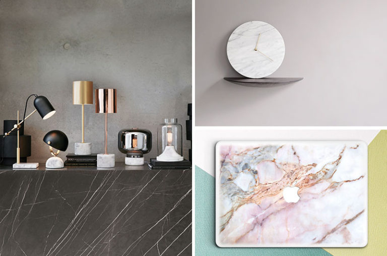 Office Decor Idea Add A Touch Of Marble