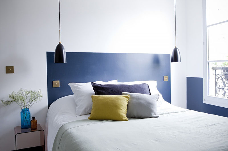 Easy And Affordable Bedroom Design Idea - Paint Your Headboard Directly On The Wall