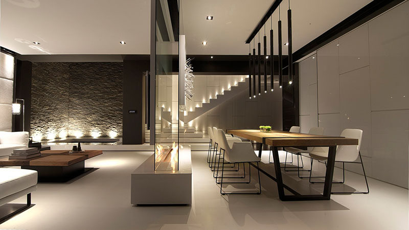 Glass tv deals wall
