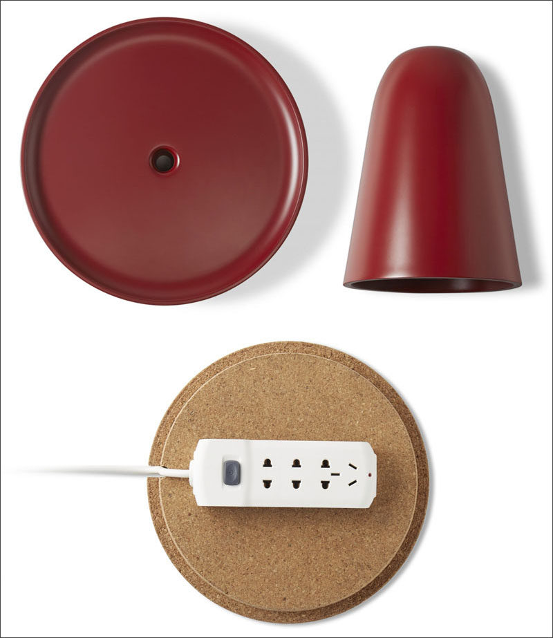 This Side Table Lets You Hide Your Charging Cables Within It