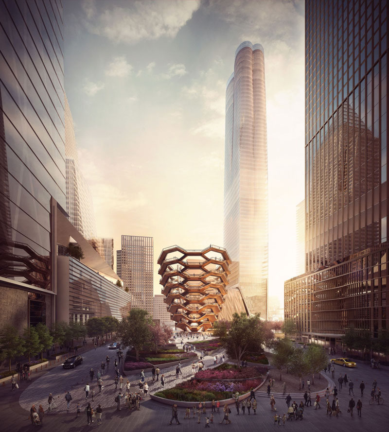 Vessel, a new public landmark in Manhattan, designed by Thomas Heatherwick, will open in 2018.