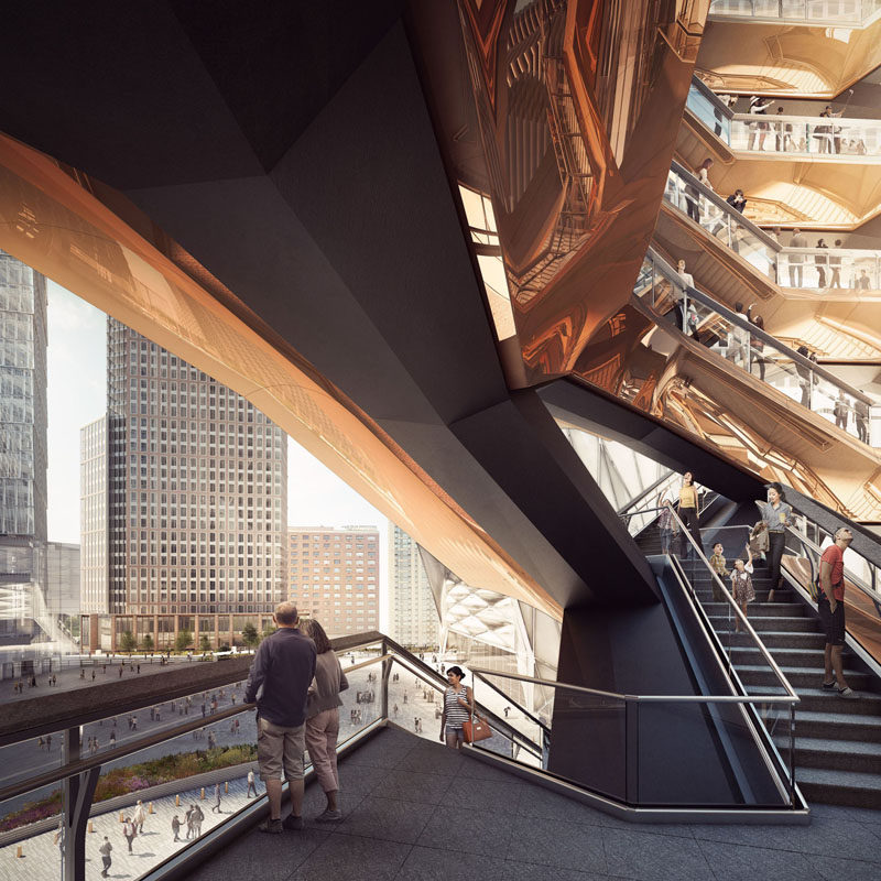 Vessel, a new public landmark in Manhattan, designed by Thomas Heatherwick, will open in 2018.