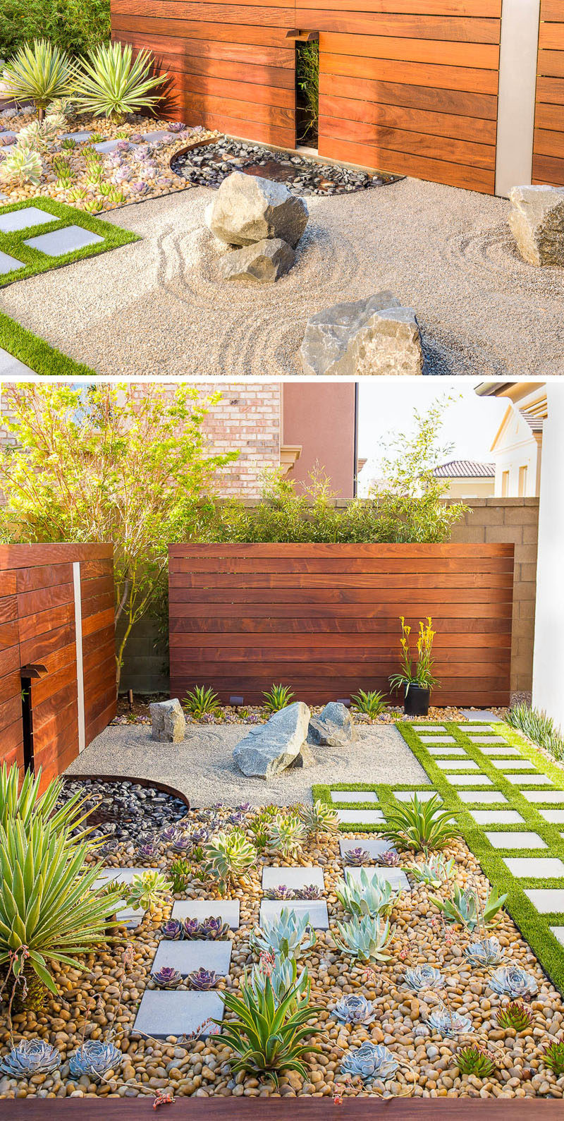 In order to have a properly zen garden, a Japanese rock garden is crucial. Created to emulate the intricacies of nature and to help with mediation in zen temples, rock gardens add an element of peace and tranquility to your yard and zen garden.#ZenGarden #RockGarden #GardenIdeas #PatioIdeas #Landscaping #LandscapeIdeas #LowMaintenanceGarden