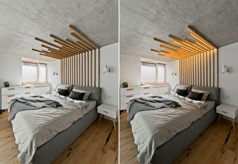 Bedroom Design Ideas - 8 Ways To Decorate The Wall Above Your Bed // Wrap Around Headboard - Carrying the headboard all the way up to the ceiling above the bed makes a big statement in the bedroom and creates a designated sleeping spot.