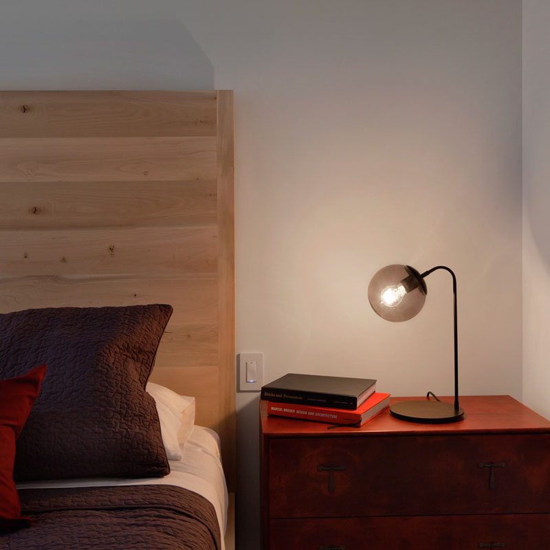 12 Bedside Table Lamps To Dress Up Your Bedroom // Modo desk lamp designed by Jason Miller. Manufactured by Roll & Hill.