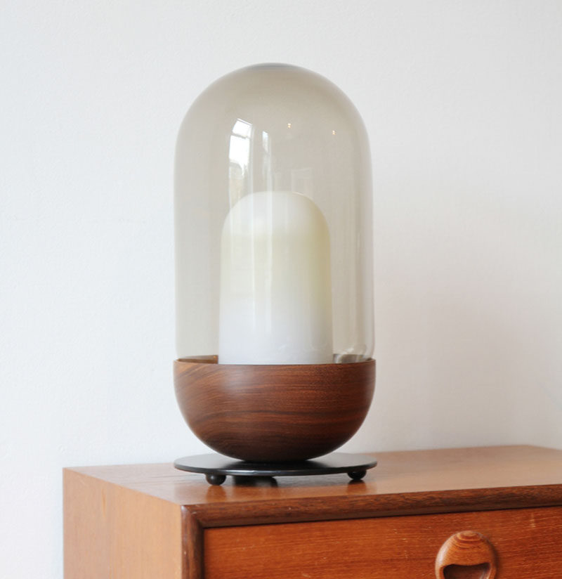 12 Bedside Table Lamps To Dress Up Your Bedroom // Bell lamp by Magnus Pettersen Studio.