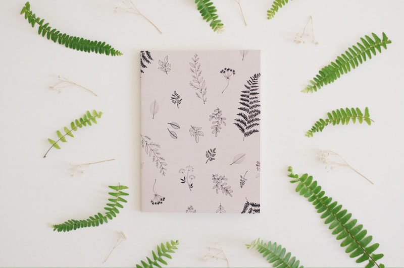 17 Ways To Introduce Botanical Designs Into Your Home Decor // Jotting down notes and to do lists just got a whole lot more stylish thanks to this botanical notebook.